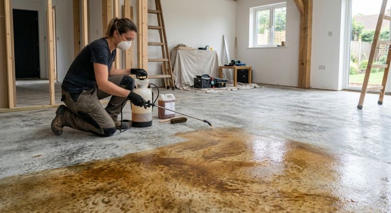 Concrete Floor Staining in Fort Worth, TX