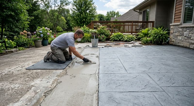 Concrete Overlay Service in Fort Worth, TX
