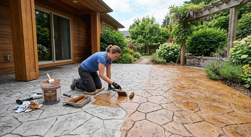 Concrete Patio Finishing in Corpus Christi, TX