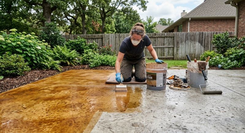 Concrete Staining Service in Corpus Christi, TX