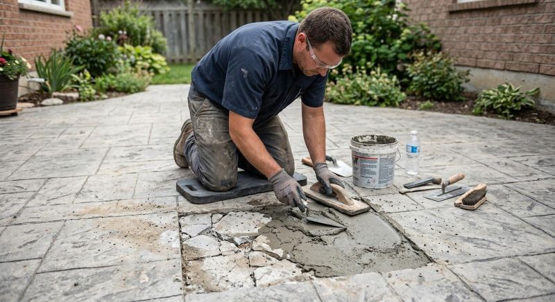 Decorative Concrete Repair in Santa Cruz, CA