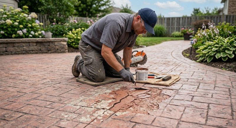Decorative Concrete Repair in Denver, CO