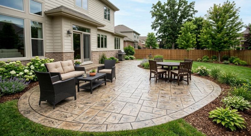 Patio Overlay Installation in Corpus Christi, TX