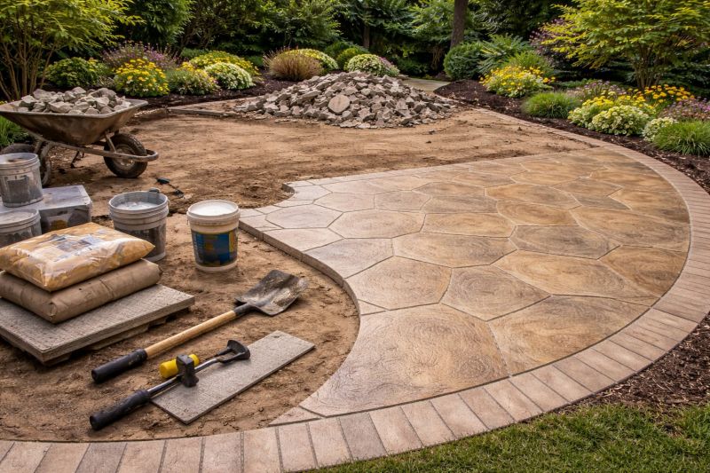 Stamped Cement Installation in Dallas, TX