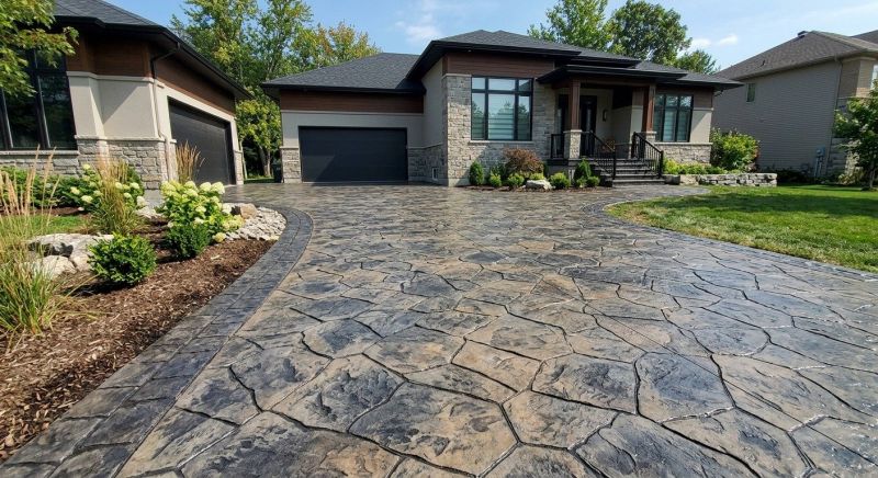 Stamped Concrete Construction in Corpus Christi, TX
