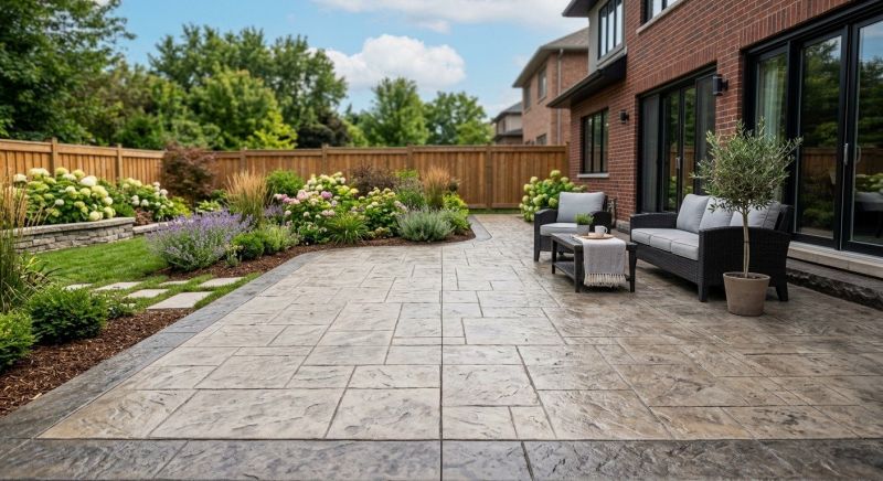 Stamped Concrete Paving in Dallas, TX