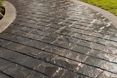 Textured Concrete Installation in Fort Worth, TX